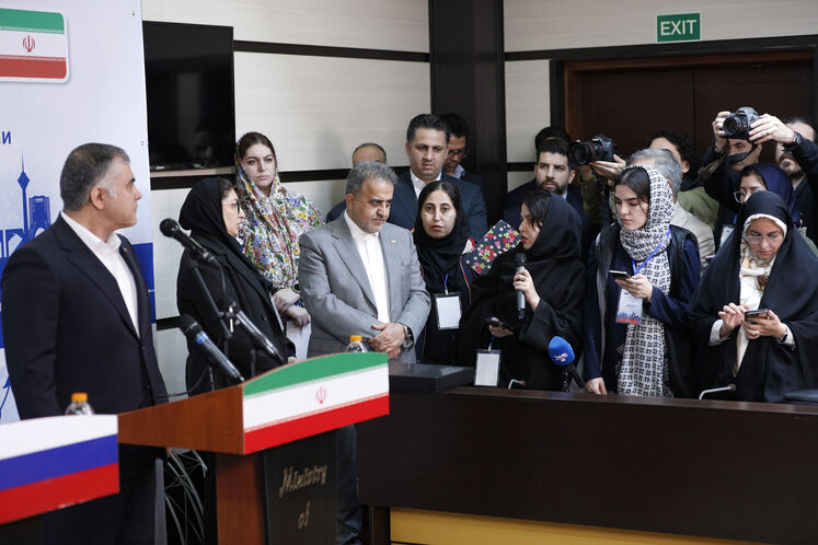 نشست خبری نوزدهمین کمیسیون مشترک همکاری‌های اقتصادی ایران و فدراسیون روسیه