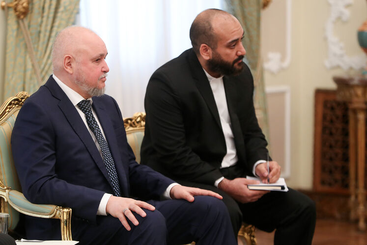 دیدار سرگئی تیسیلیوف، وزیر انرژی روسیه با  مسعود پزشکیان، رئیس‌جمهوری