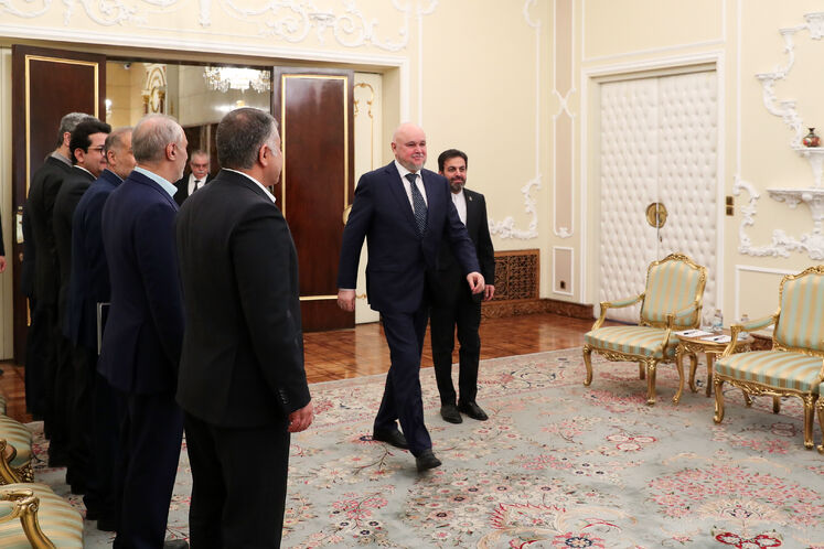 دیدار سرگئی تیسیلیوف، وزیر انرژی روسیه با  مسعود پزشکیان، رئیس‌جمهوری