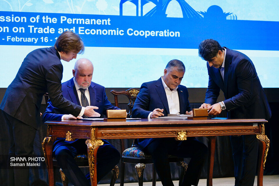 یادداشت تفاهم‌ نوزدهمین کمیسیون مشترک ایران و روسیه امضا شد