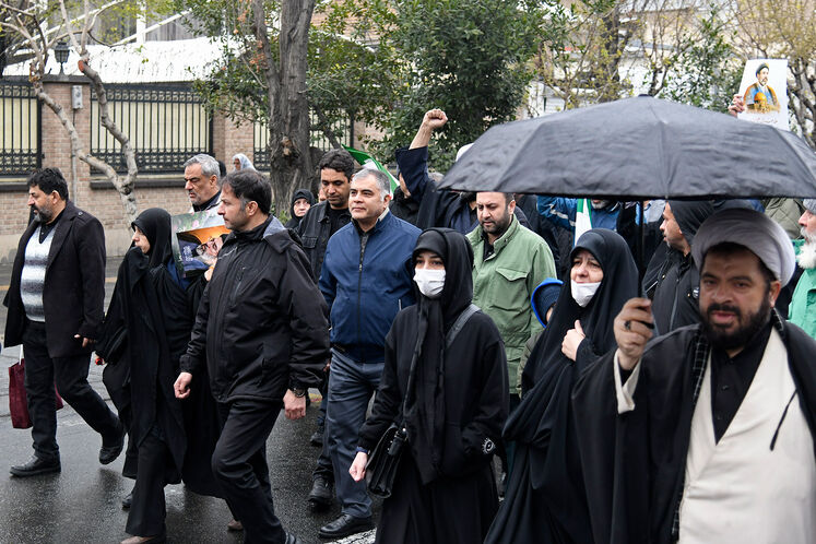 حضور وزیر نفت در راهپیمایی روز جهانی قدس