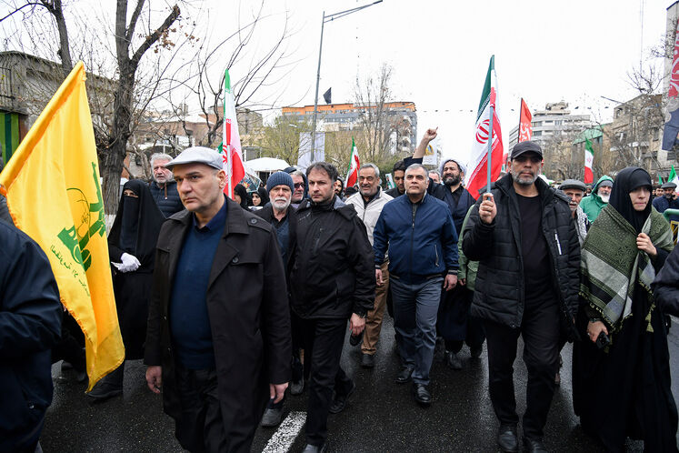 حضور وزیر نفت در راهپیمایی روز جهانی قدس