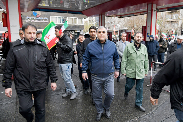 حضور وزیر نفت در راهپیمایی روز جهانی قدس