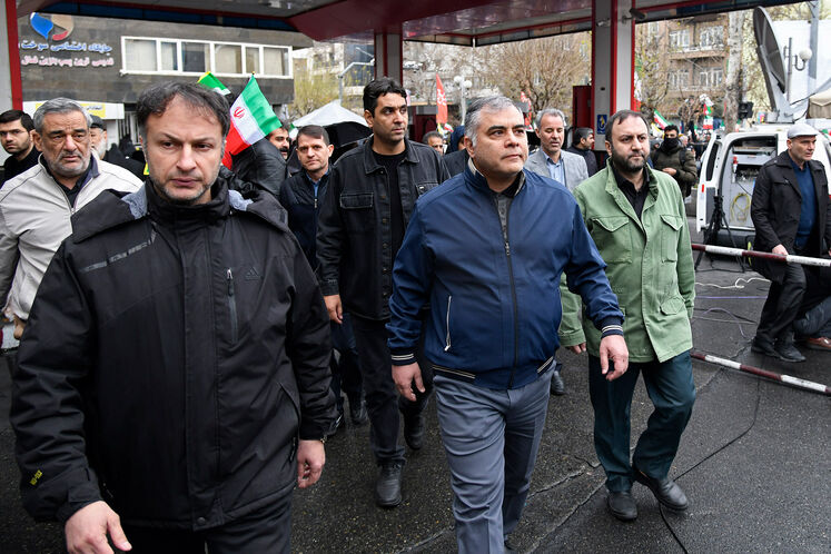 حضور وزیر نفت در راهپیمایی روز جهانی قدس