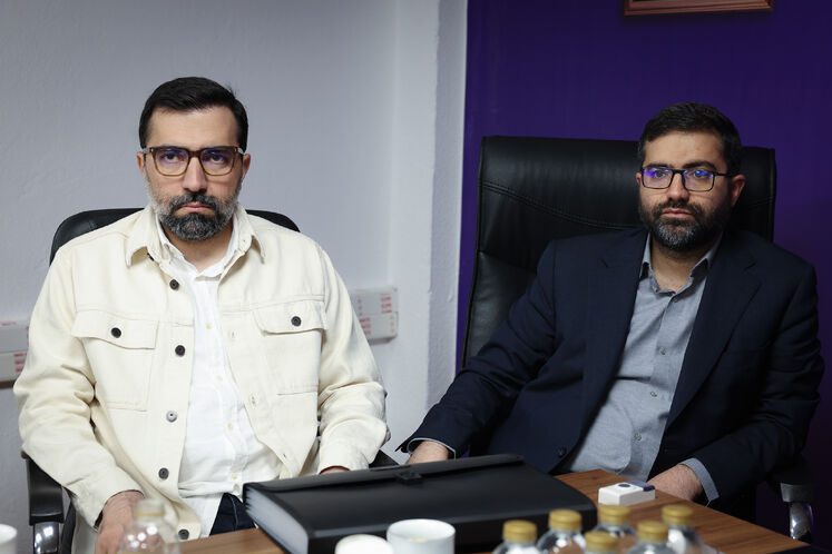 اسماعیل سقاب اصفهانی، معاون رئیس جمهور و رئیس سازمان بهینه سازی و مدیریت راهبردی انرژی(سمت راست)