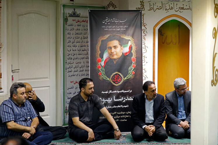 مراسم یادبود شهید محمدرضا بهبودی