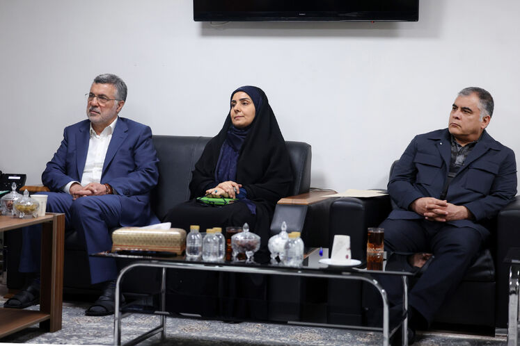 محسن پاک‌نژاد، وزیر نفت، فرزانه صادق مالواجرد، وزیر راه و شهرسازی و محمدرضا ظفرقندی، وزیر بهداشت، درمان و آموزش پزشکی