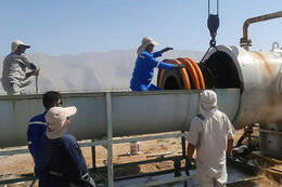 Over 60 km cleaned on national gas line
