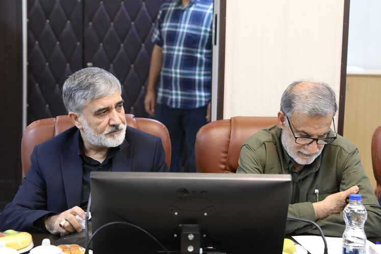 جعفر پورکبگانی و مجید دوست علی اعضای کمیسیون اصل ۹۰ مجلس شورای اسلامی 