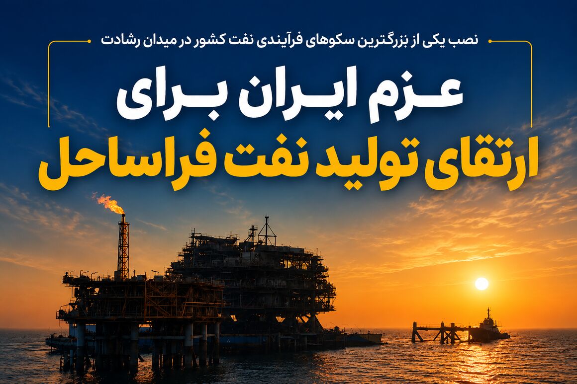 عزم ایران برای ارتقای تولید نفت فراساحل
