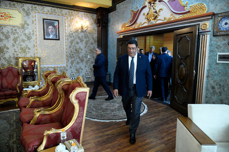 دیدار محسن پاک‌نژاد، وزیر نفت با والدراک لودوینگ یاینتسکه ویتاکر، وزیر امور خارجه جمهوری نیکاراگوئه