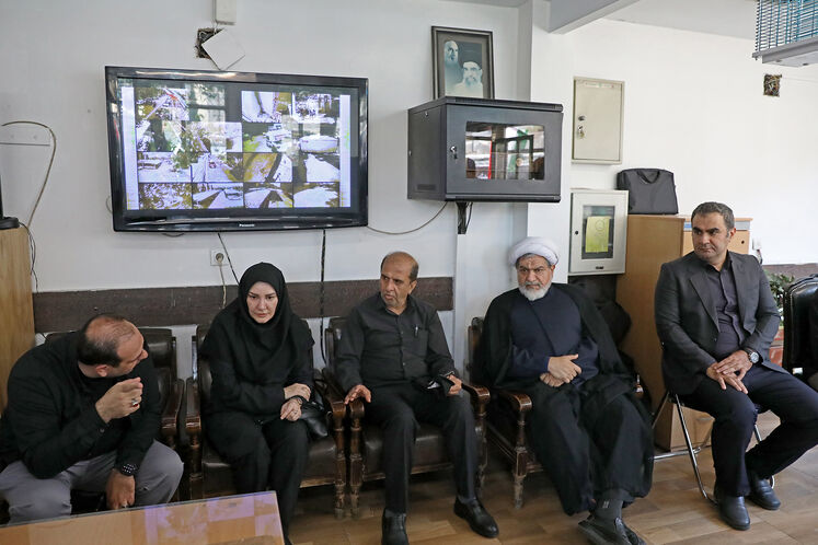 خدمات‌رسانی موکب شهدای نفت در دومین روز وداع با امام شهید
