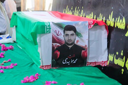 برگزاری آیین تشییع شهید سوخت‌رسان «محمد مؤیدی»