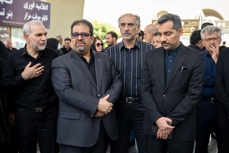 آیین تشییع مرحوم محمد عسگری