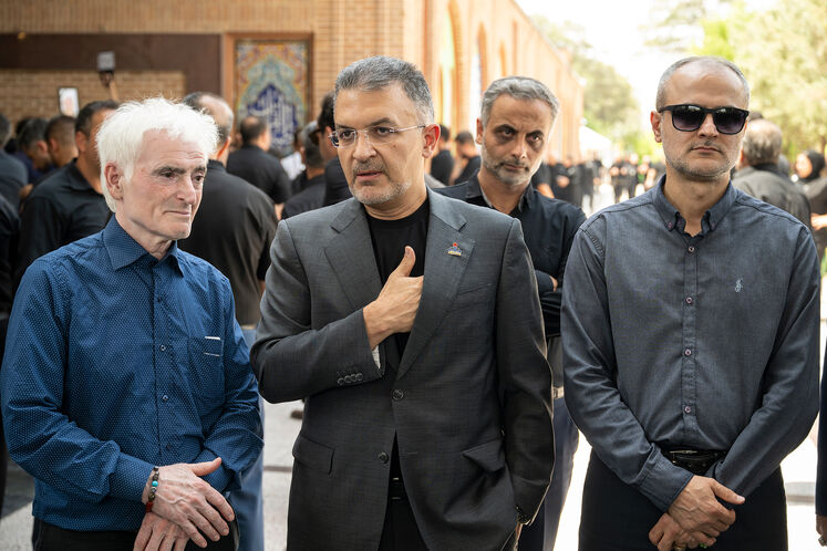 آیین تشییع مرحوم محمد عسگری