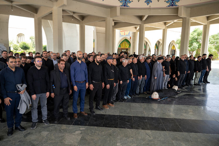آیین تشییع مرحوم محمد عسگری