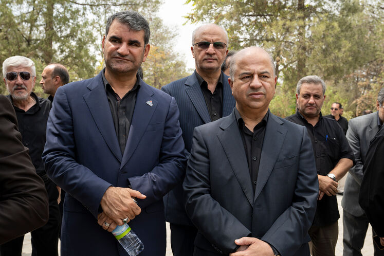 آیین تشییع مرحوم محمد عسگری