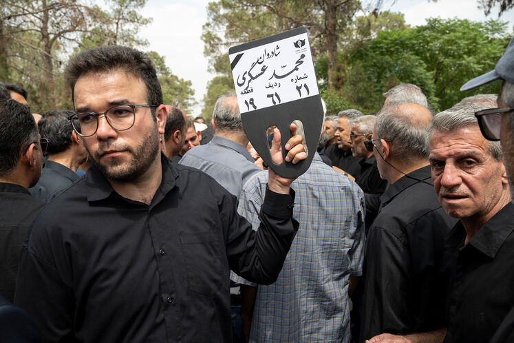 آیین تشییع مرحوم محمد عسگری