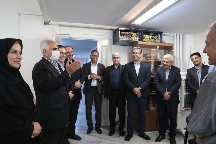 بازدید پیمان ایمانی، مدیرعامل شرکت نفت مناطق مرکزی ایران، از تحریریه شانا و مشعل و ایران پترولیوم