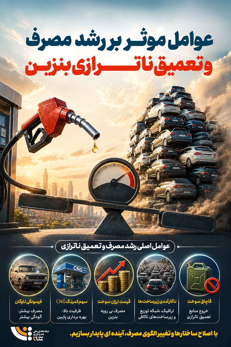 عوامل موثر بر رشد مصرف و تعمیق ناترازی بنزین