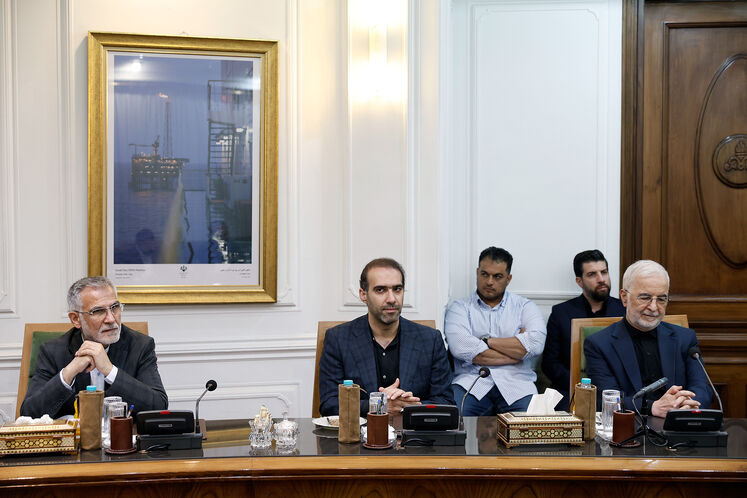 دیدار محسن پاک‌نژاد، وزیر نفت با سید محسن رضا نقوی، وزیر کشور پاکستان