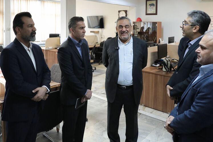 بازدید مدیرعامل شرکت ملی نفت ایران از رسانه‌های وزارت نفت