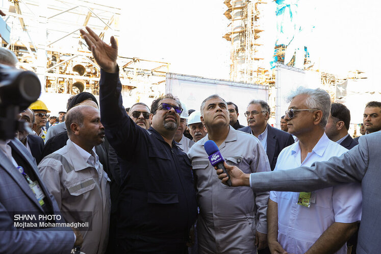 بازدید وزیر نفت از پالایشگاه فجرجم