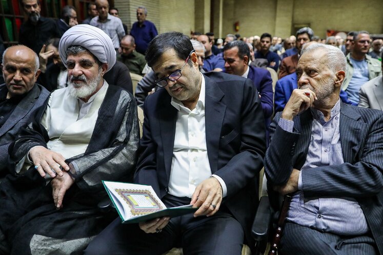 حضور رئیس‌ جمهور در مراسم ختم خواهر سیدعباس عراقچی وزیر امور خارجه