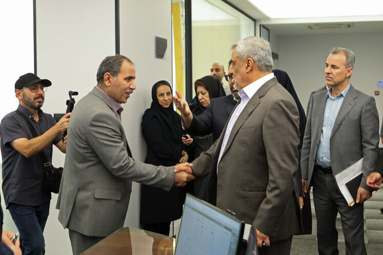 بازدید حمید بورد، سرپرست وزارت نفت از مرکز دیسپچینگ شرکت ملی گاز