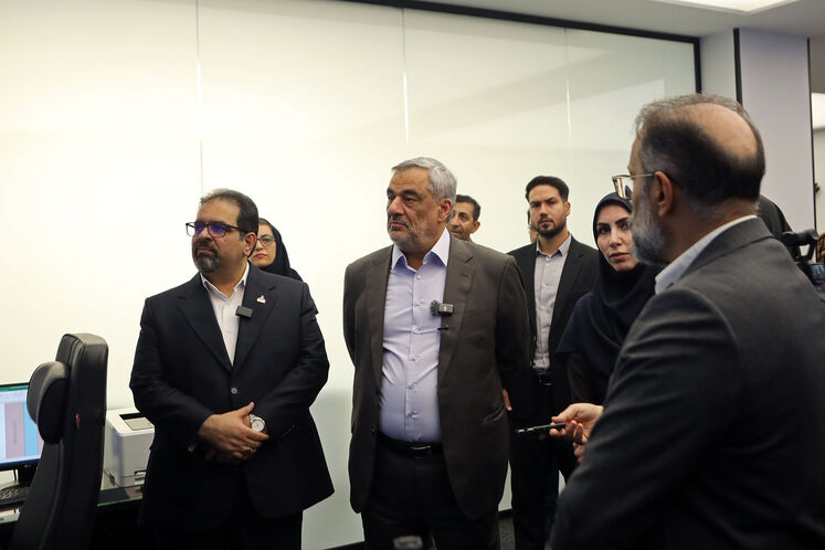 بازدید حمید بورد، سرپرست وزارت نفت از مرکز دیسپچینگ شرکت ملی گاز