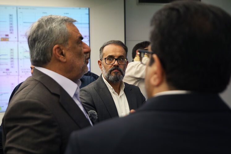 بازدید حمید بورد، سرپرست وزارت نفت از مرکز دیسپچینگ شرکت ملی گاز
