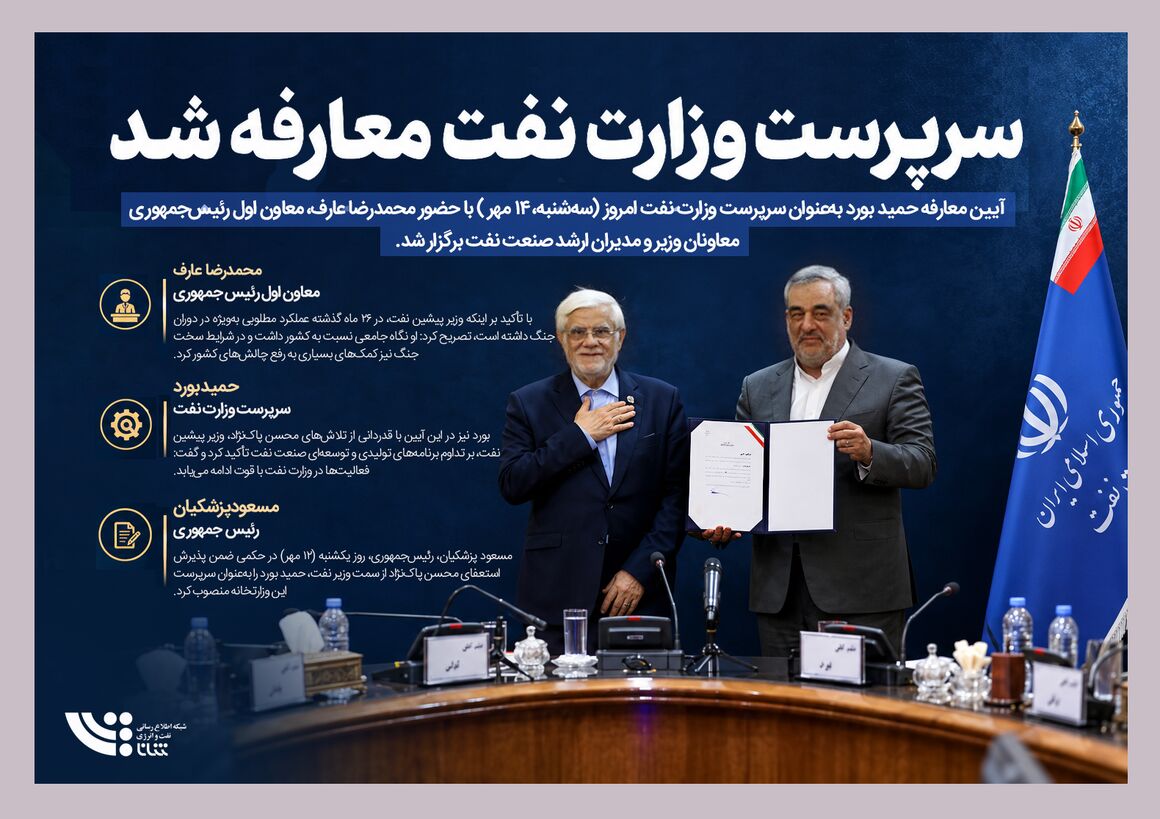 سرپرست وزارت نفت معارفه شد
