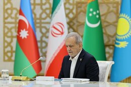 Pezeshkian urges energy, transport links at CIS summit