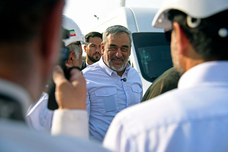 بازدید حمید بورد، سر‌پرست وزارت نفت از پالایشگاه پنجم پارس جنوبی