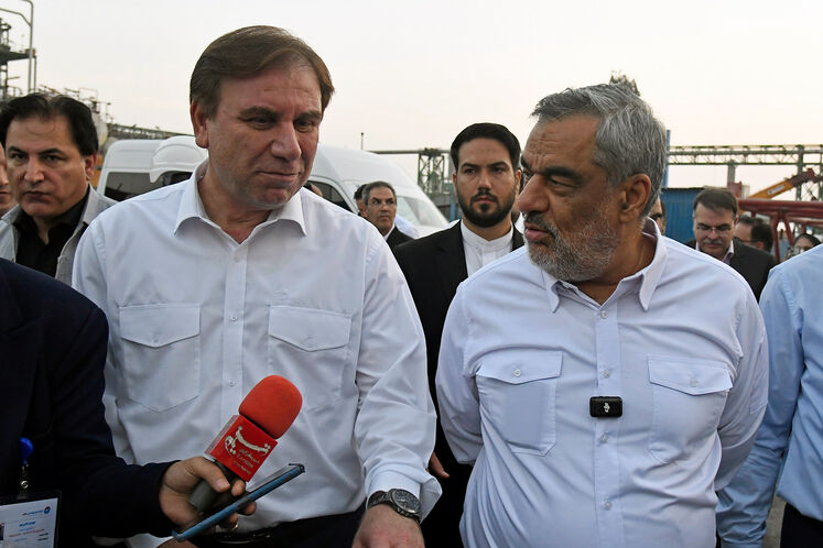 بازدید حمید بورد، سر‌پرست وزارت نفت از پتروشیمی جم