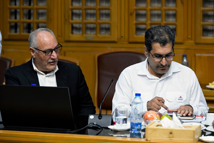نشست حمید بورد، سر‌پرست وزارت نفت با مدیران مجتمع گاز پارس جنوبی