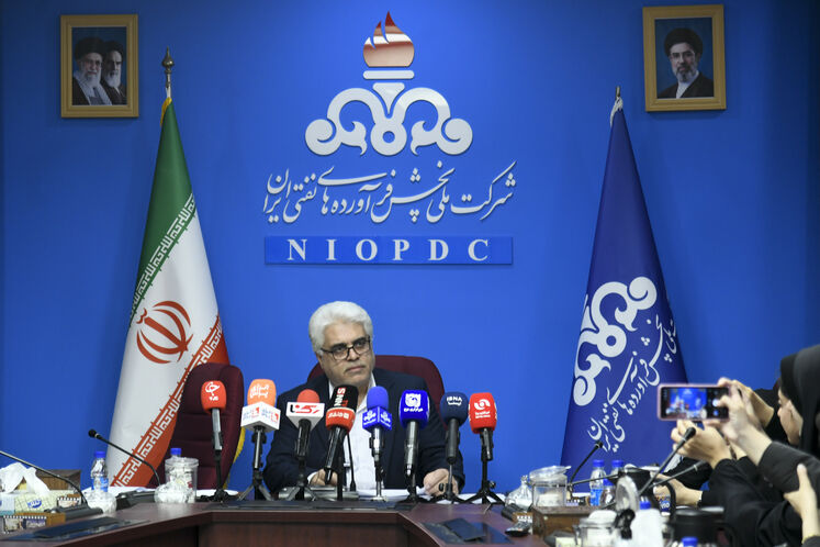 نشست خبری کرامت ویس‌کرمی، مدیرعامل شرکت ملی پخش فرآورده‌های نفتی ایران