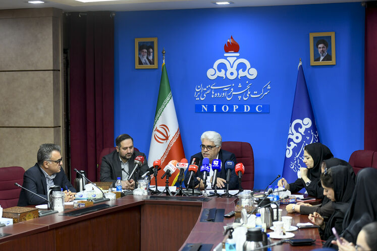 نشست خبری کرامت ویس‌کرمی، مدیرعامل شرکت ملی پخش فرآورده‌های نفتی ایران