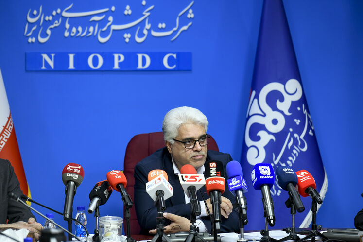 نشست خبری کرامت ویس‌کرمی، مدیرعامل شرکت ملی پخش فرآورده‌های نفتی ایران