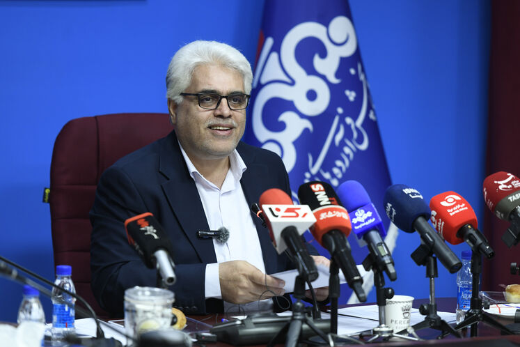 نشست خبری کرامت ویس‌کرمی، مدیرعامل شرکت ملی پخش فرآورده‌های نفتی ایران