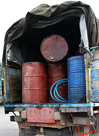 22 هزار لیتر سوخت قاچاق در منطقه کرمانشاه کشف شد