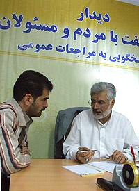 ملاقات مردمی معاون وزیر نفت با مردم شمال تهران