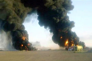 خط لوله اصلی نفت یمن دوباره منفجر شد
