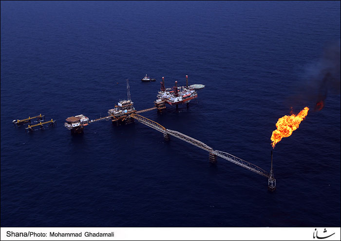 تولید میدانهای مشترک نفت فلات قاره ایران افزایش یافته است