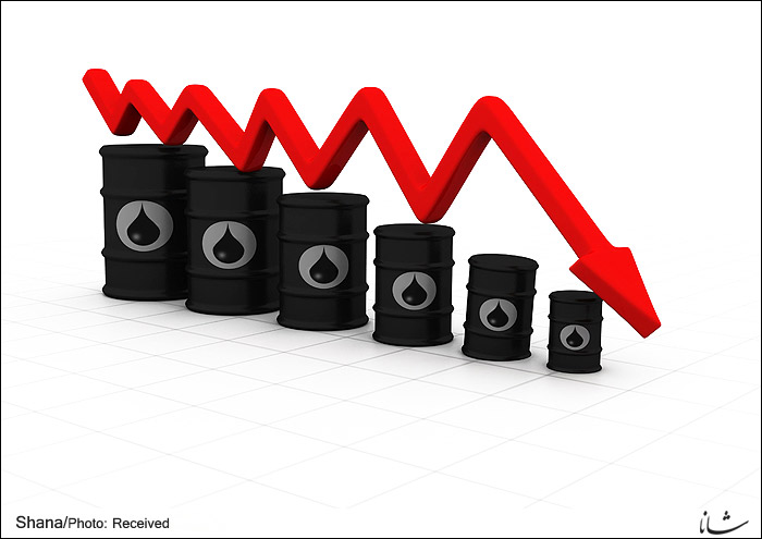 افت بیش از یک دلاری میانگین هفتگی قیمت نفت در بازارهای جهانی