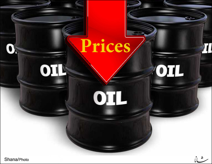 افت اندک قیمت نفت خام
