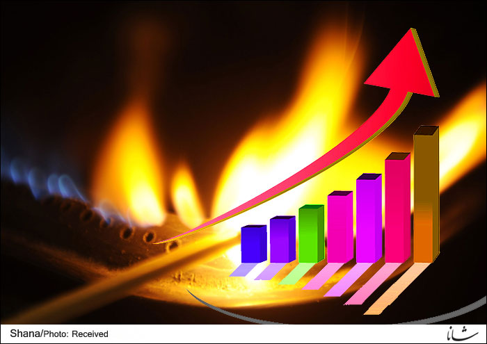 مصرف گاز بخش خانگی کشور 220 میلیون مترمکعب افزایش یافت