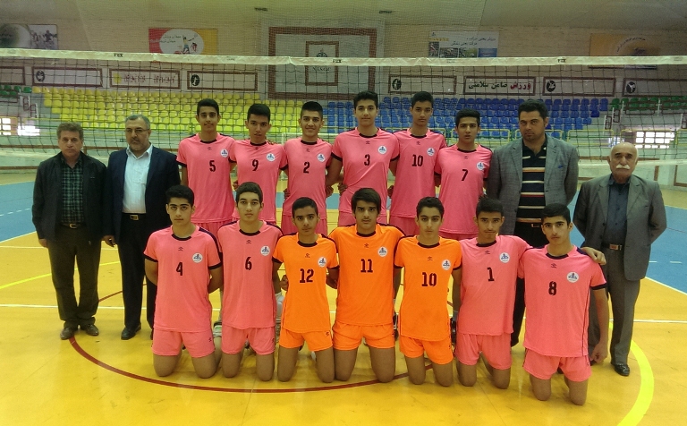 قهرمانی نوجوانان نفت مسجدسلیمان در لیگ برتر والیبال خوزستان
