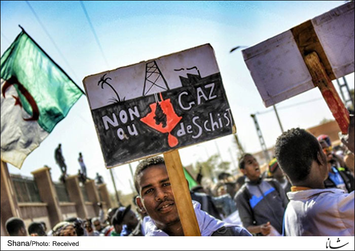 تظاهرات ضد شیل گس در الجزایر به خشونت کشیده شد