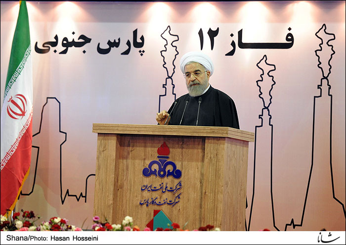 Rouhani in Assaluyeh to Inaugurate South Pars Phase 12
